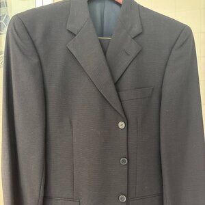 Banana Republic Tailored Fit Micro-Check Blazer